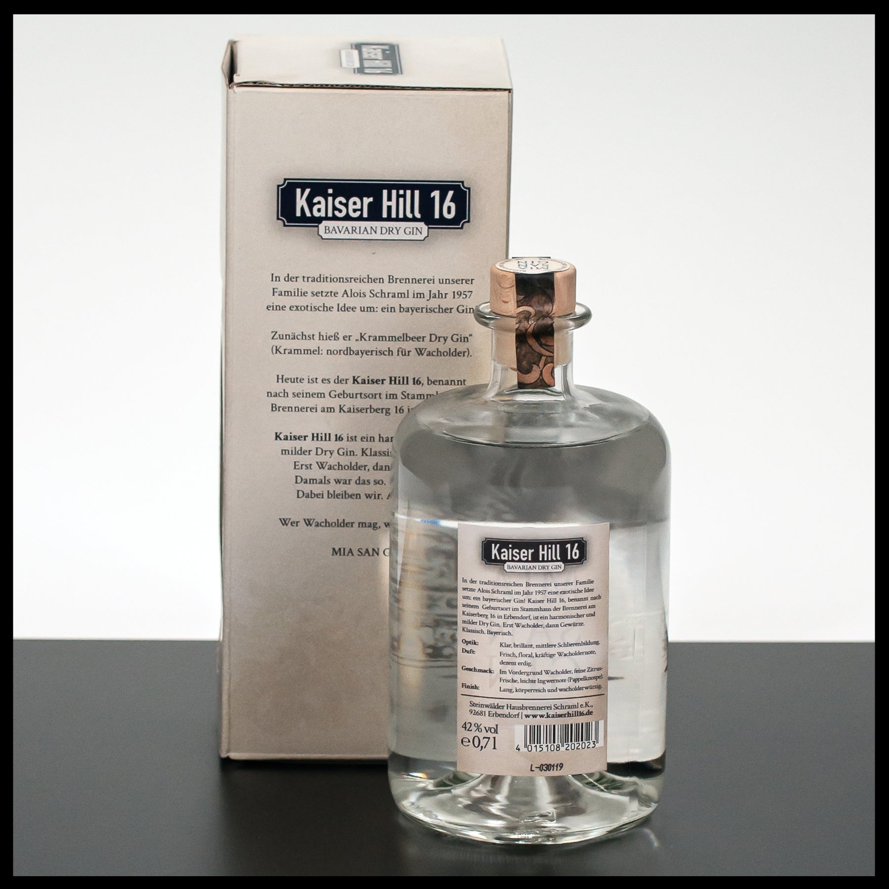 Kaiser Hill 16 Gin 0,7L - 42% - Trinklusiv
