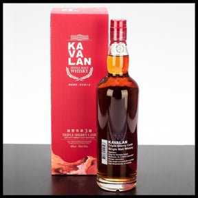 Kavalan Triple Sherry Cask Single Malt Whisky 0,7L - 40% Vol. - Trinklusiv