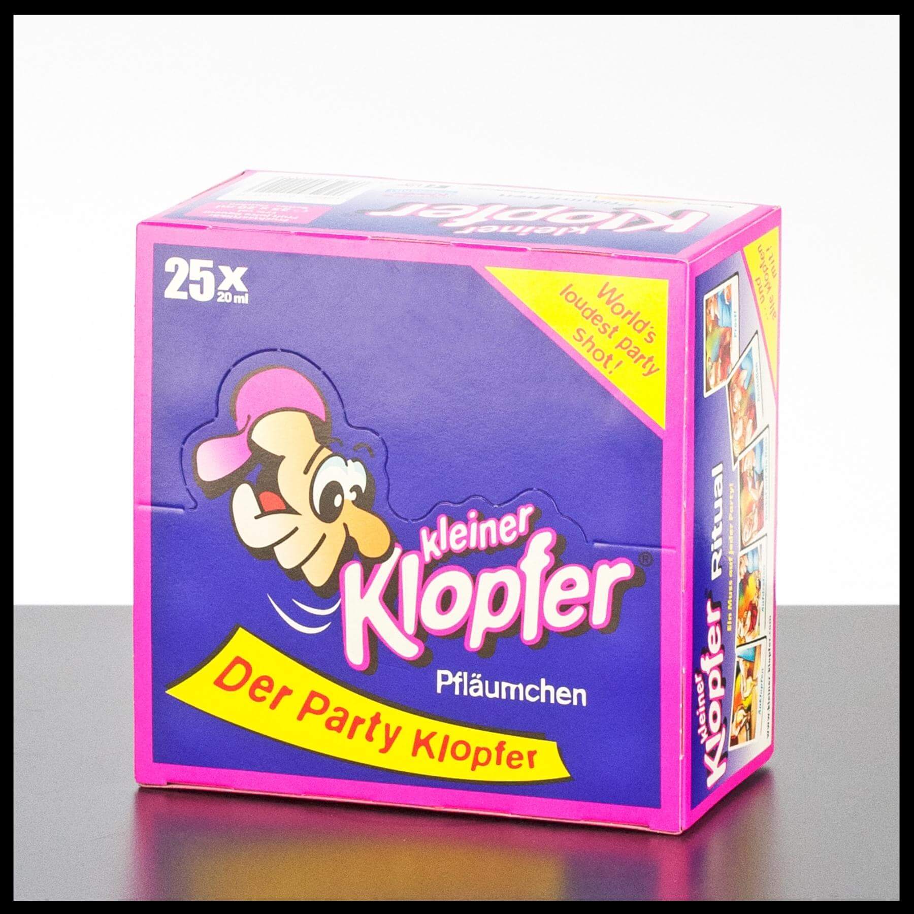 Kleiner Klopfer Pfläumchen 25x 0,02L - 17% Vol. - Trinklusiv