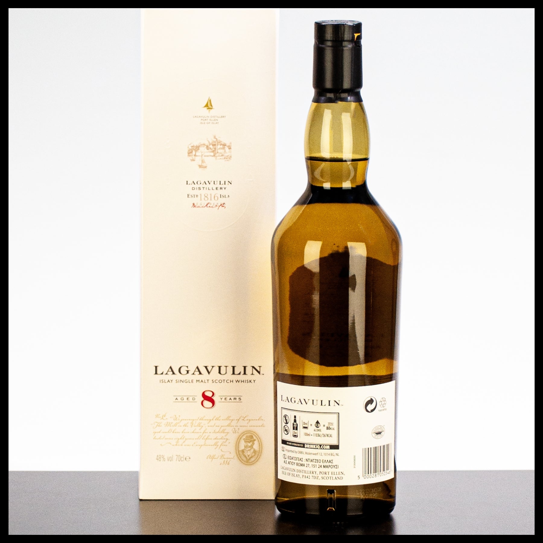 Lagavulin 8 YO Islay Single Malt Whisky 0,7L - 48% Vol. - Trinklusiv