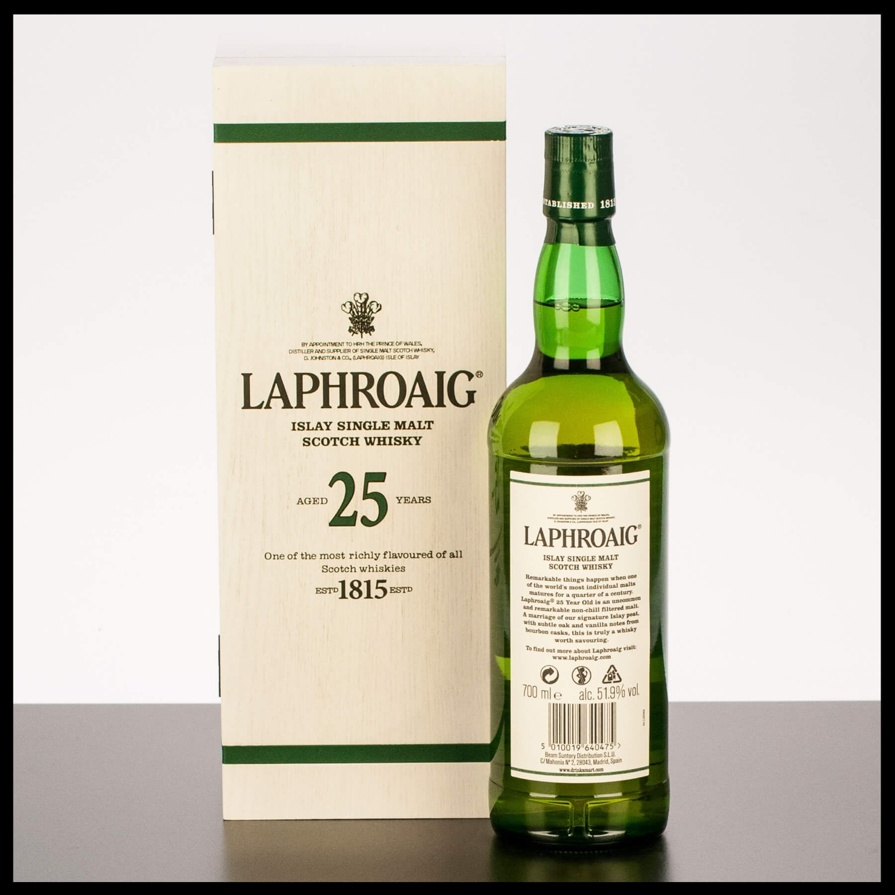 Laphroaig 25 YO Cask Strength Whisky 2021 0,7L - 51,9% Vol. - Trinklusiv