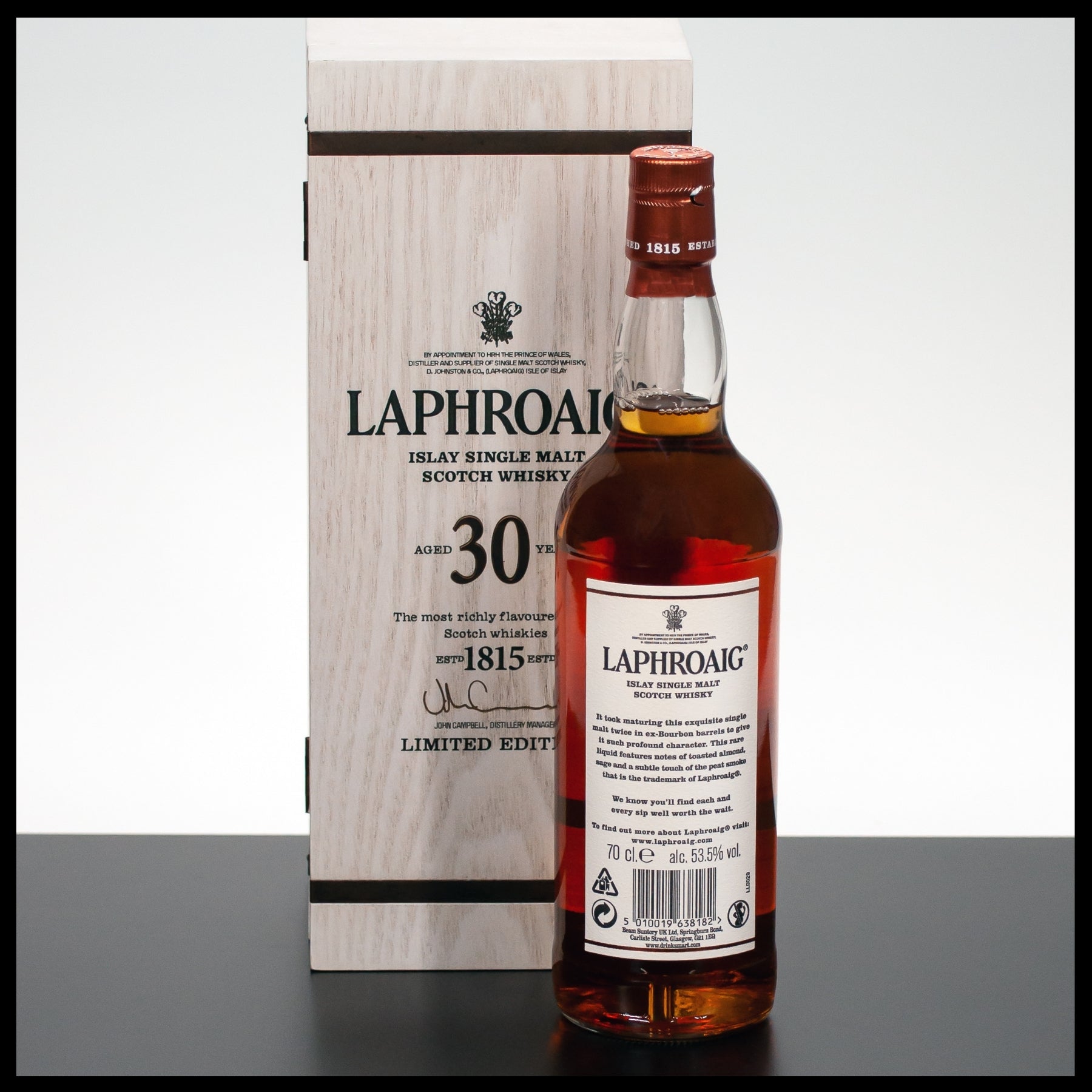 Laphroaig 30 YO 0,7L - 53,5% - Trinklusiv