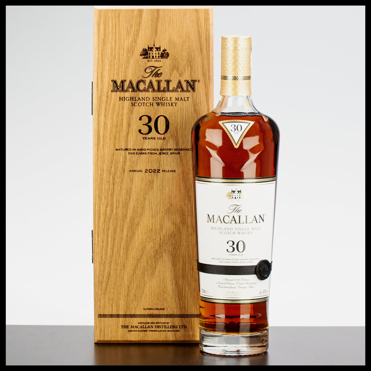Macallan 30 YO Sherry Oak 2022 Release 0,7L - 43% Vol. - Trinklusiv