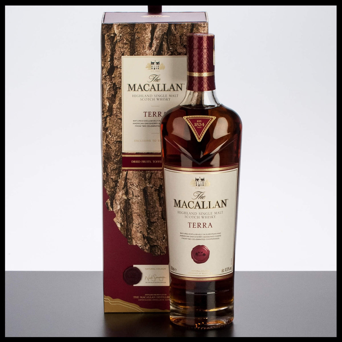 Macallan Terra Highland Single Malt Whisky 0,7L - 43,8% Vol. - Trinklusiv