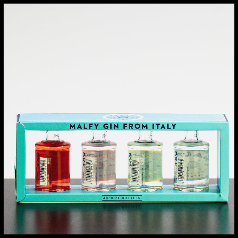 Malfy Gin Miniaturen Set 4x 0,05L - 41% Vol. - Trinklusiv