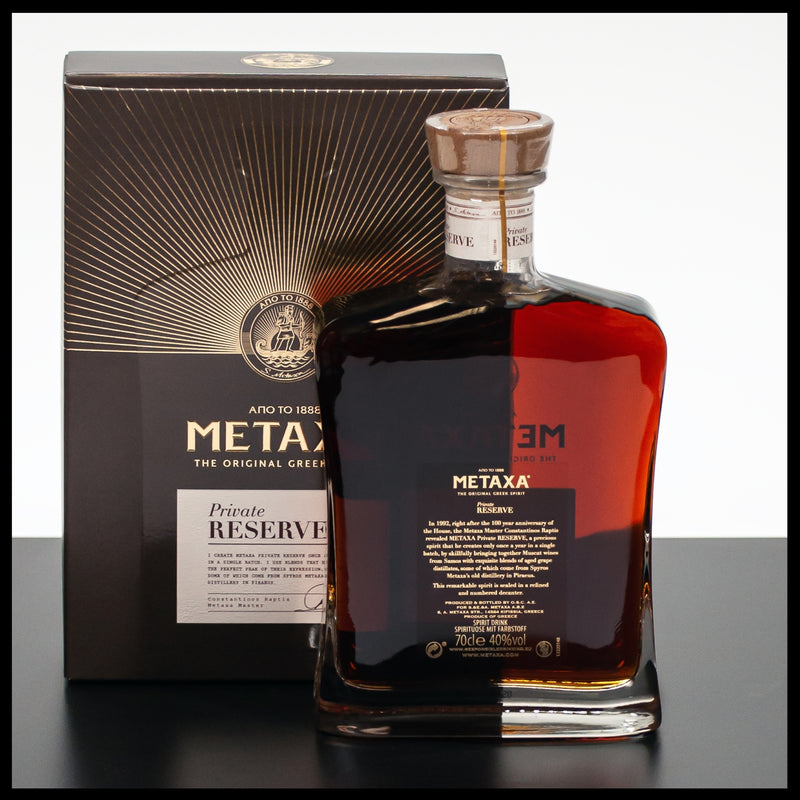 Metaxa Private Reserve 0,7L - 40% - Trinklusiv