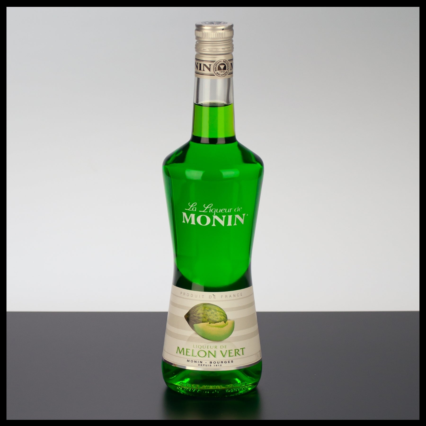 Monin Liqueur Melon Vert (Grüne Melone) 0,7L - 20% Vol. - Trinklusiv