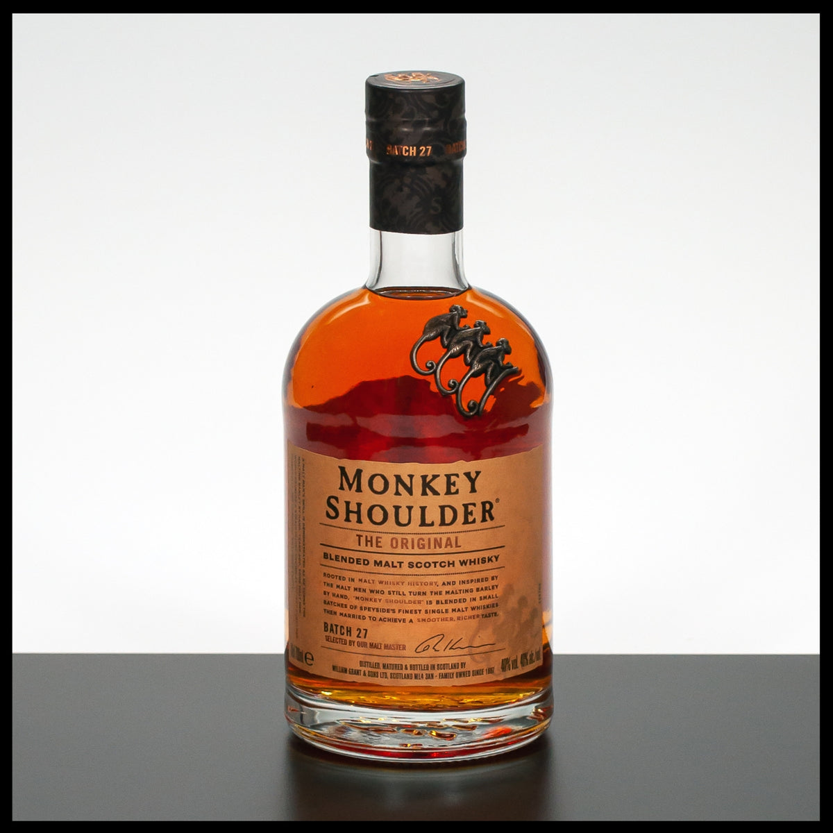 Monkey Shoulder Blended Malt Whisky 0,7L - 40% - Trinklusiv