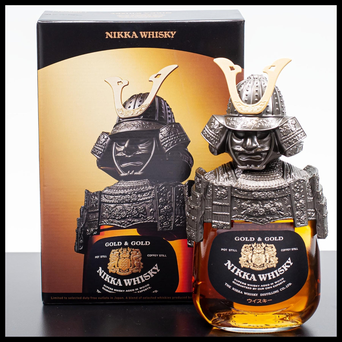 Nikka Whisky Gold & Gold Samurai Whisky 0,75L - 43% Vol. - Trinklusiv