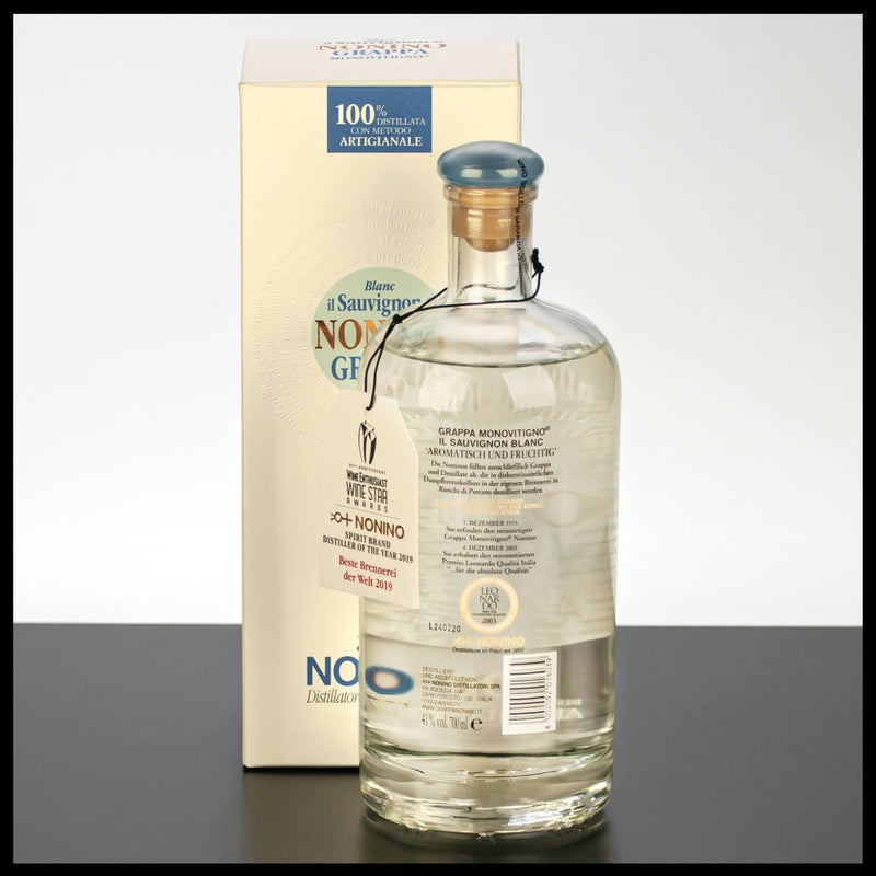 Nonino Grappa Sauvignon Blanc Monovitigno 0,7L - 41% Vol. - Trinklusiv
