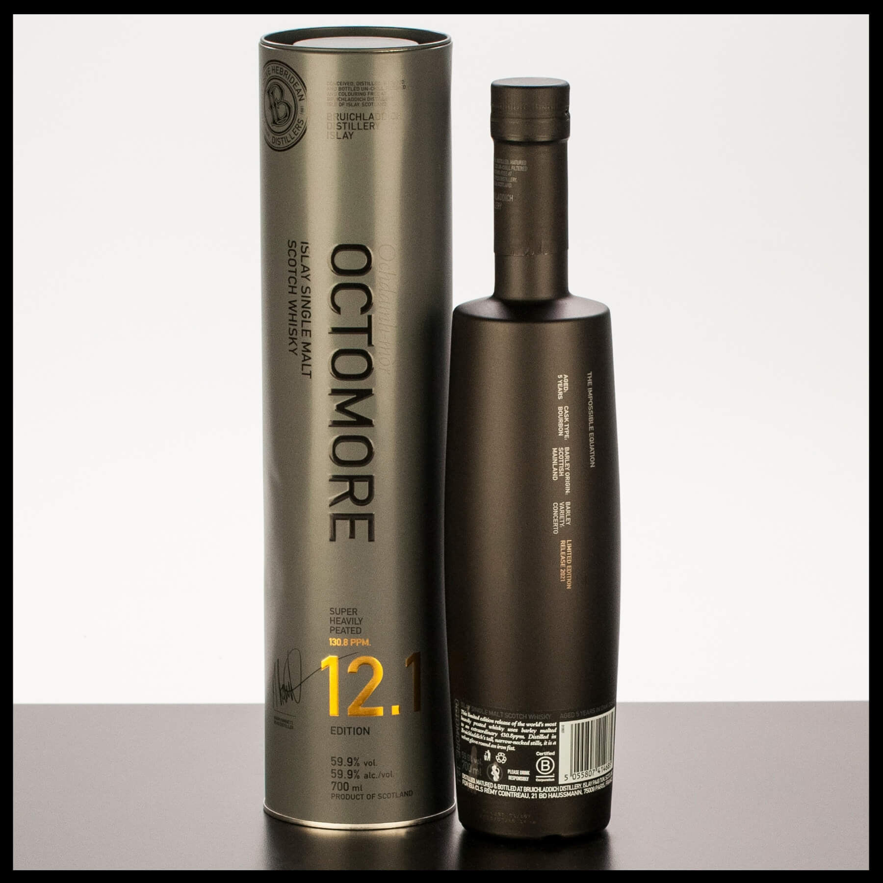 Octomore 12.1 Islay Single Malt Whisky 0,7L - 59,9% Vol. - Trinklusiv