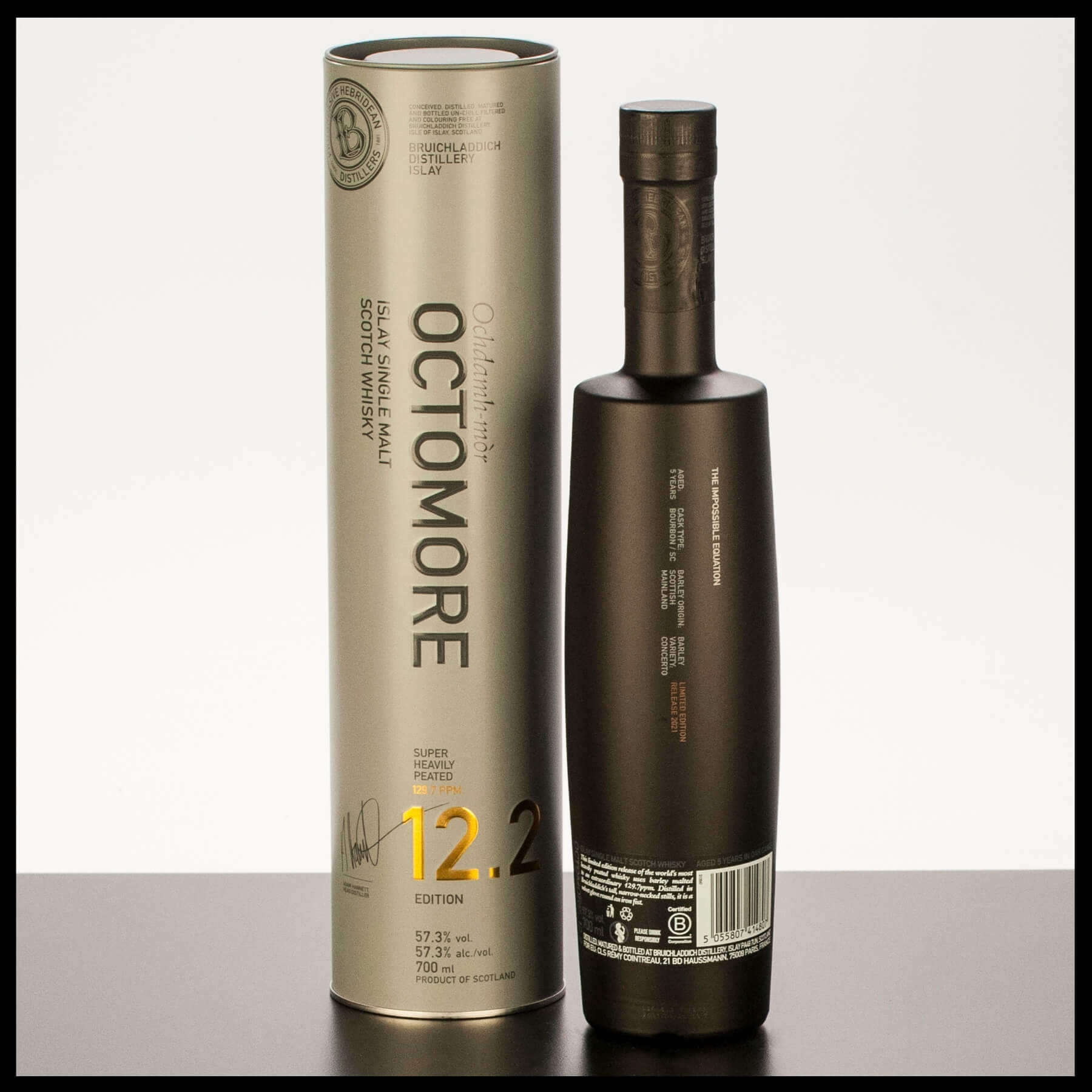 Octomore 12.2 Islay Single Malt Whisky 0,7L - 57,3% Vol. - Trinklusiv