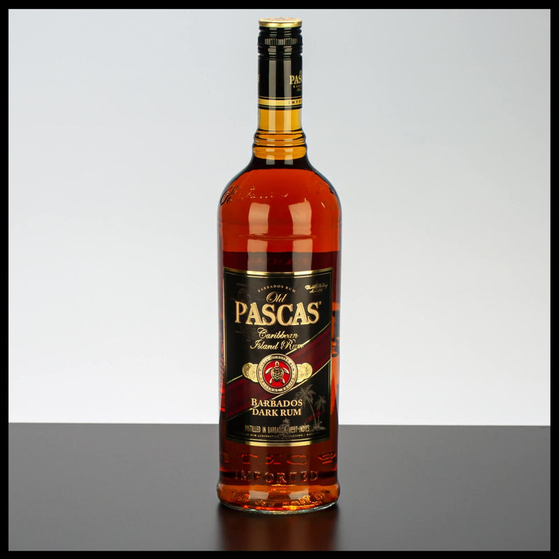 Old Pascas Barbados Dark Rum 1L - 37,5% Vol. - Trinklusiv