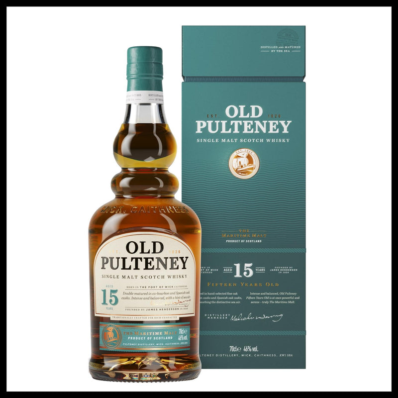 Old Pulteney 15 YO Single Malt Whisky 0,7L - 46% Vol. - Trinklusiv
