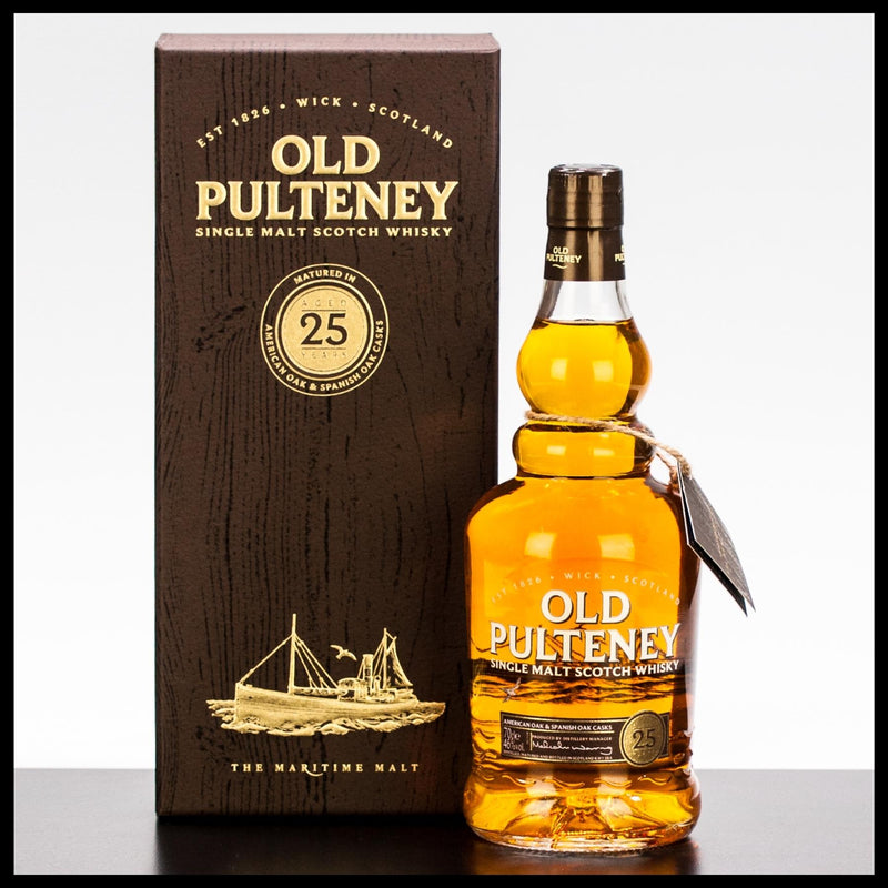 Old Pulteney 25 YO Single Malt Whisky 0,7L - 46% Vol. - Trinklusiv