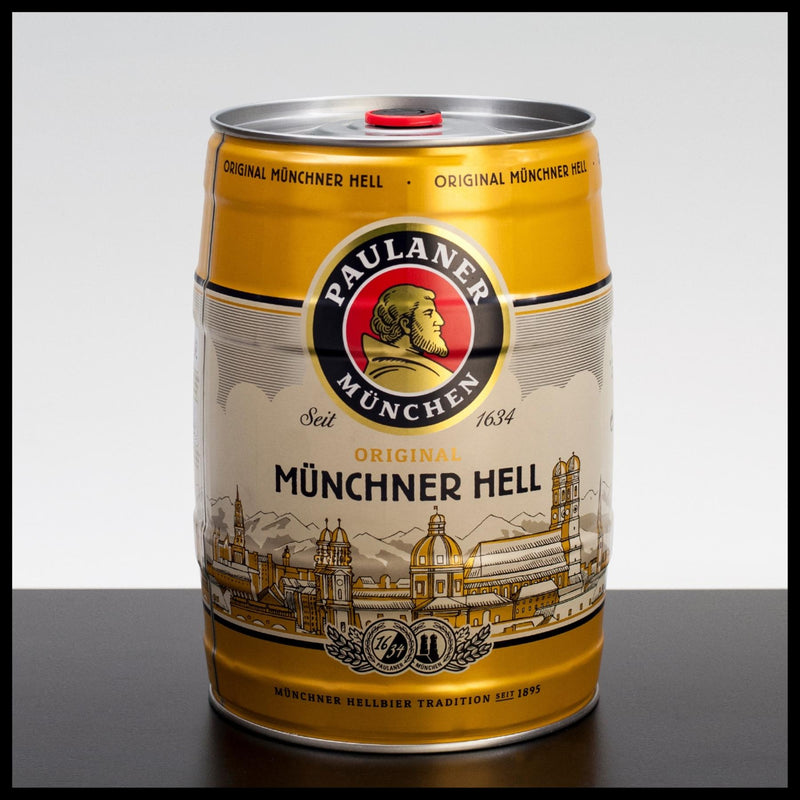 Paulaner Original Münchner Hell Partyfass 5L - 4,9% Vol. - Trinklusiv