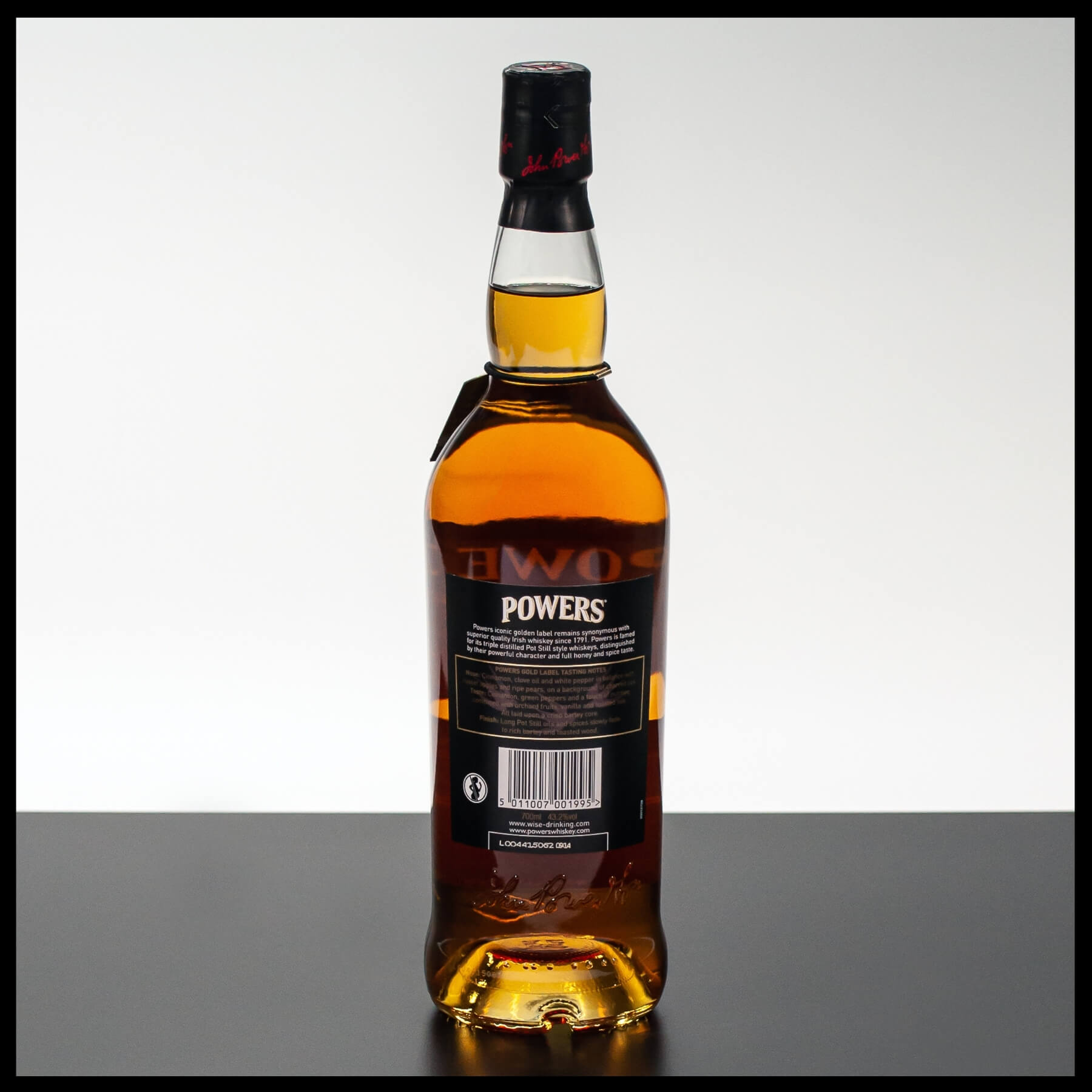 Powers Gold Label Irish Whiskey 0,7L - 43,2% Vol. - Trinklusiv