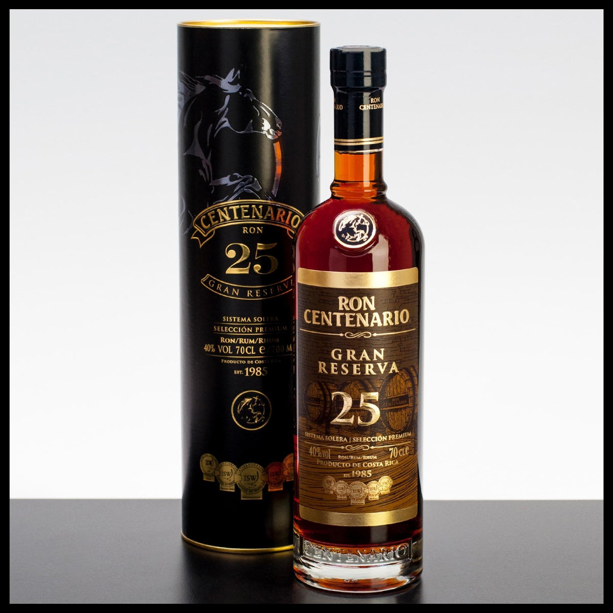 Ron Centenario Gran Reserva 25 YO Rum 0,7L - 40% Vol. - Trinklusiv