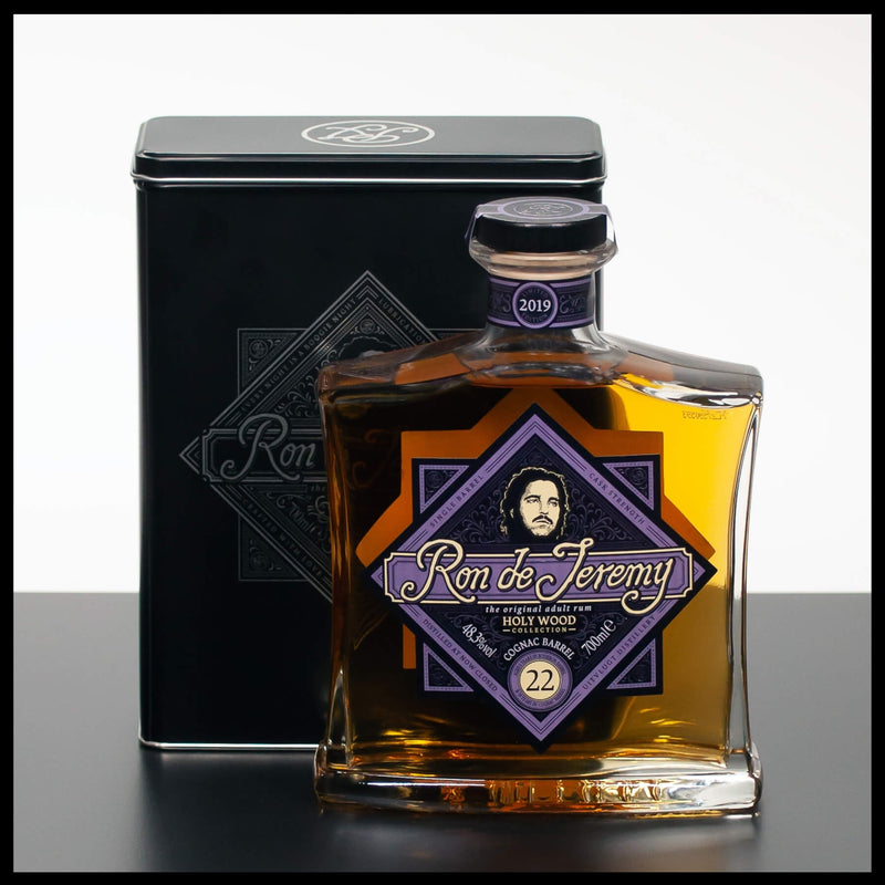 Ron de Jeremy 22 YO Rum Holy Wood Cognac 0,7L - 48,3% Vol. - Trinklusiv