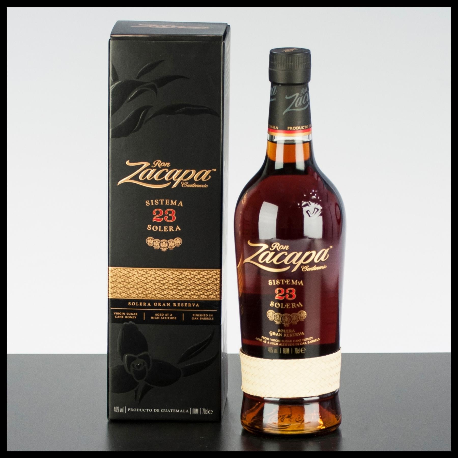 Ron Zacapa 23 YO Solera Gran Reserva Rum 0,7L - 40% Vol. - Trinklusiv