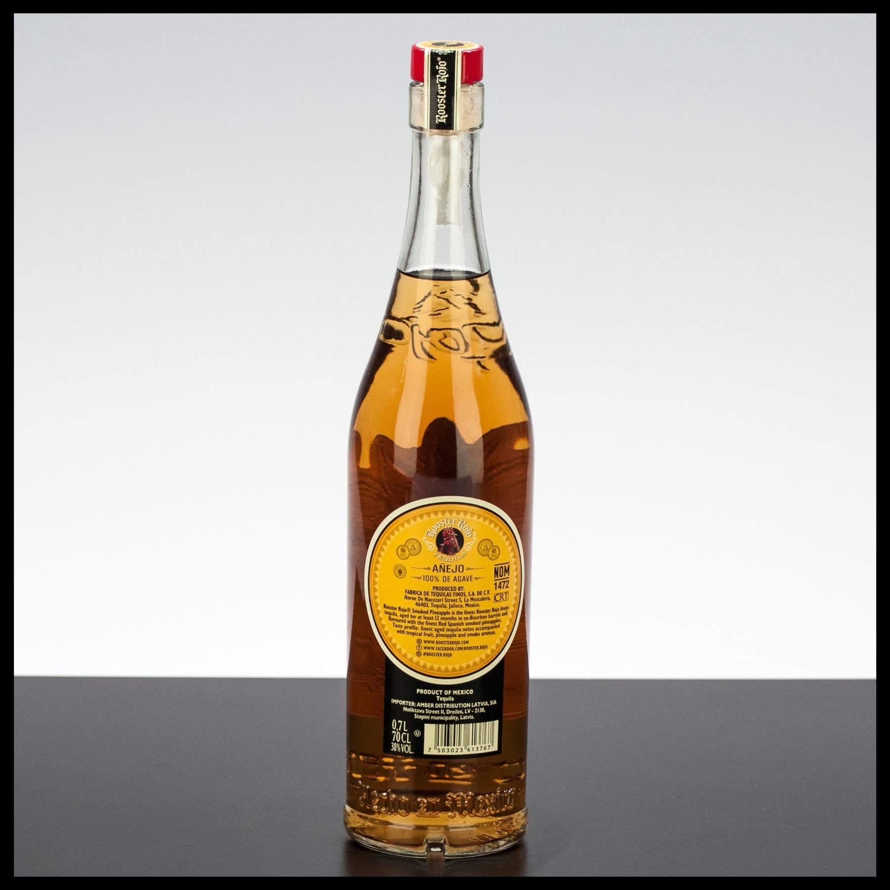 Rooster Rojo Smoked Pineapple Tequila 0,7L - 38% Vol. - Trinklusiv