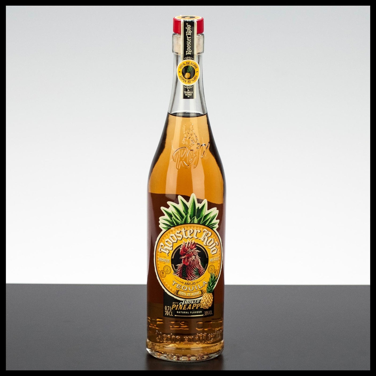 Rooster Rojo Smoked Pineapple Tequila 0,7L 38 Vol.