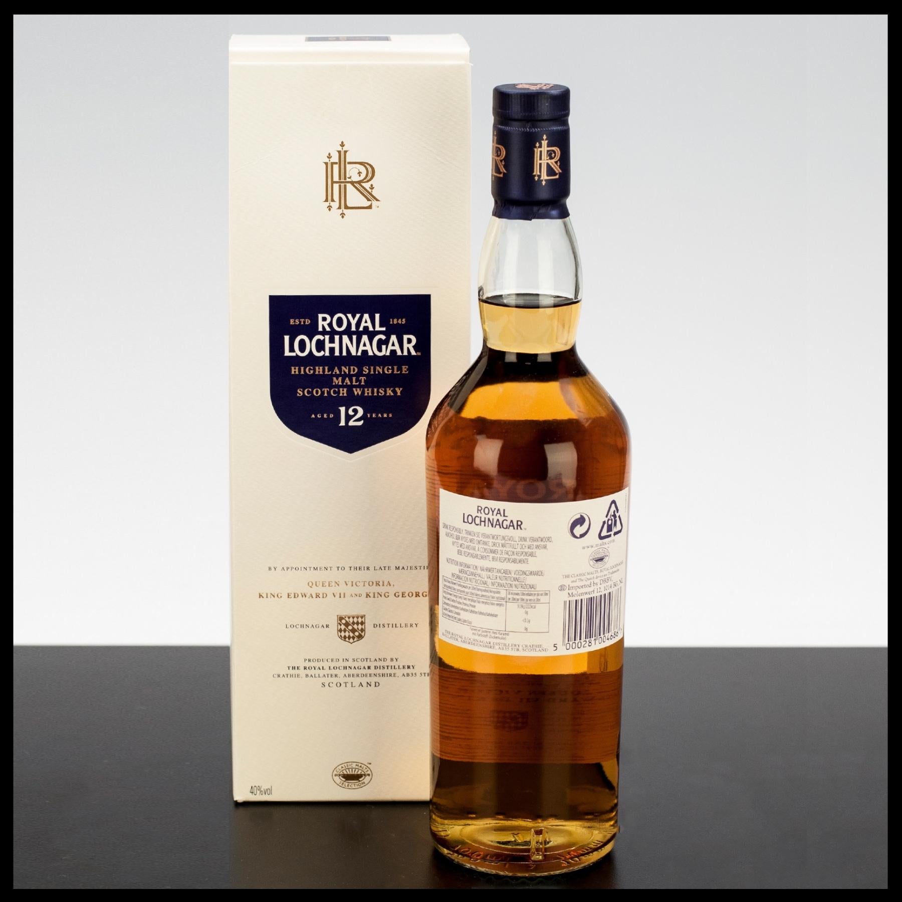 Royal Lochnagar 12 YO Highland Single Malt Whisky 0,7L - 40% Vol. - Trinklusiv