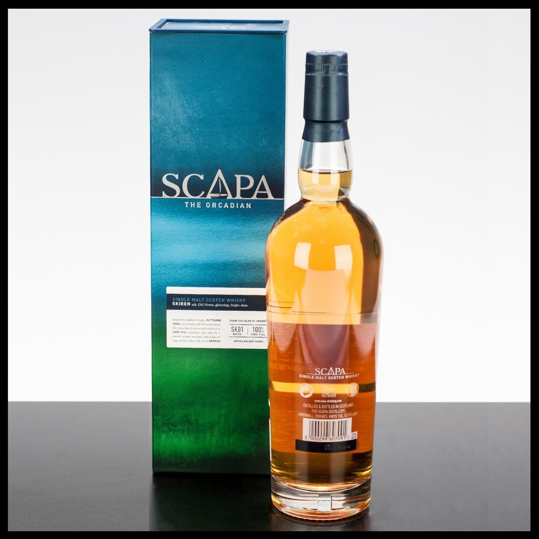 Scapa Skiren Single Malt Whisky 0,7L - 40% Vol. - Trinklusiv