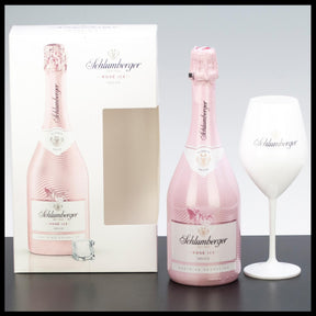 Schlumberger Rosé Ice Secco Geschenkbox mit Glas 0,75L - 11,5% Vol. - Trinklusiv
