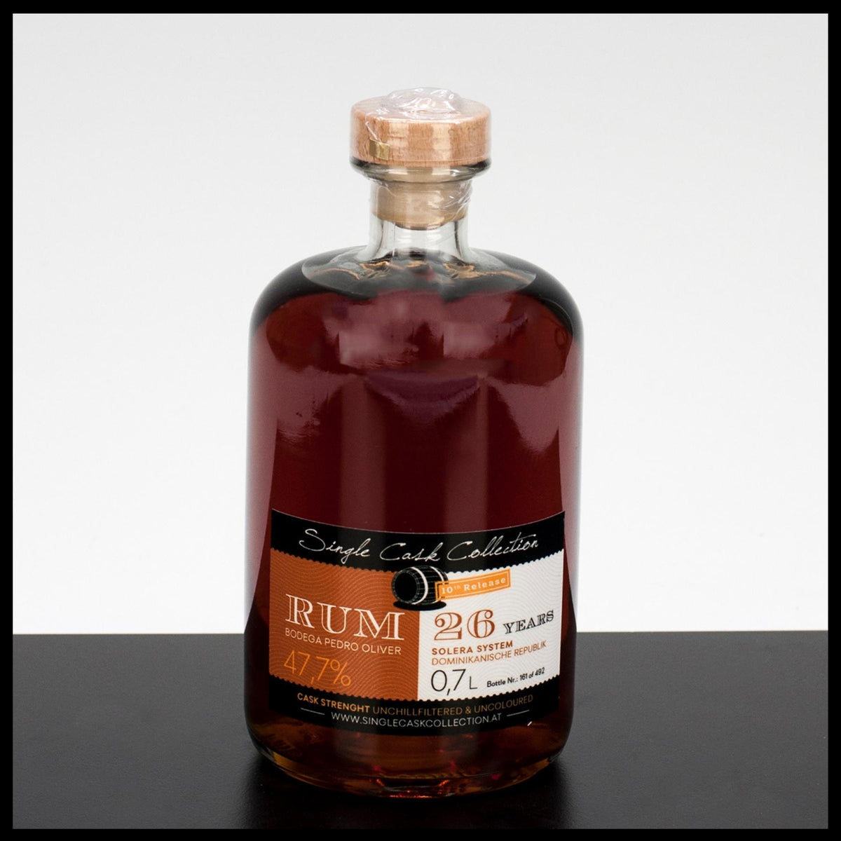 Single Cask Collection Rum 26 YO Solera Rum 0,7L - 47,7% Vol. - Trinklusiv