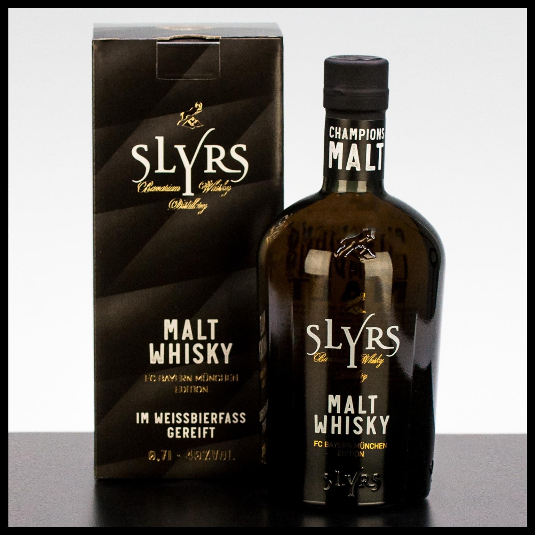 Slyrs Malt Whisky FC Bayern München Edition 0,7L - 40% Vol. - Trinklusiv