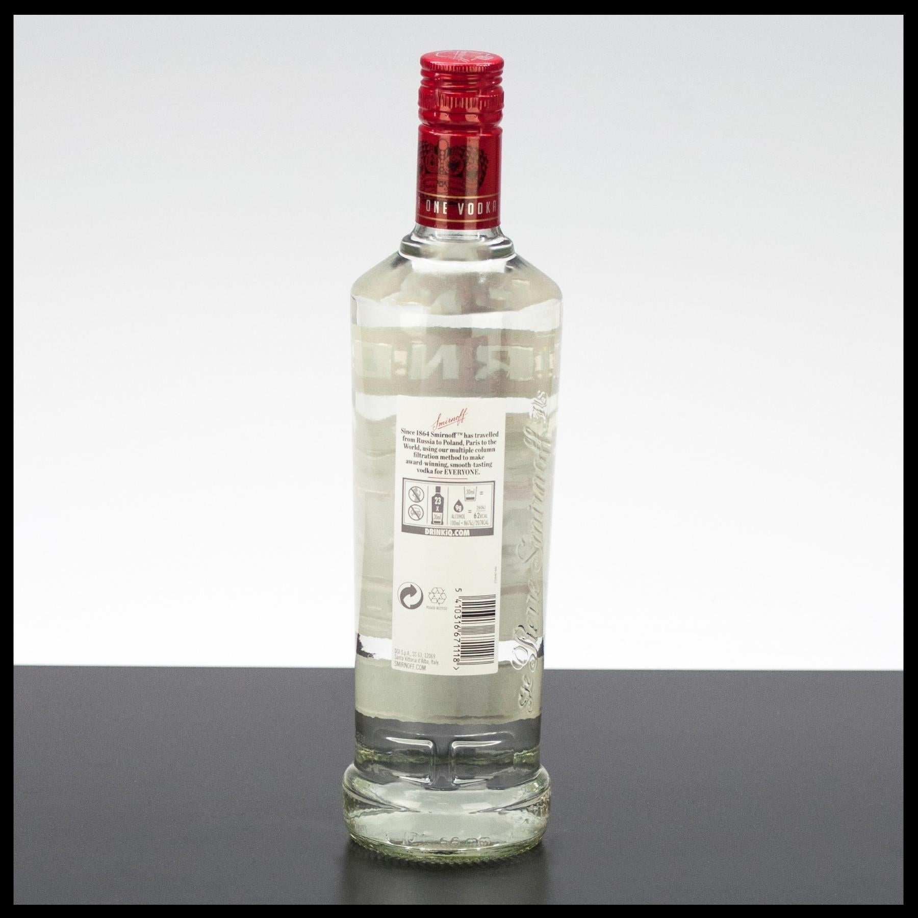 Label - Red Vodka 0,7L Smirnoff 37,5%