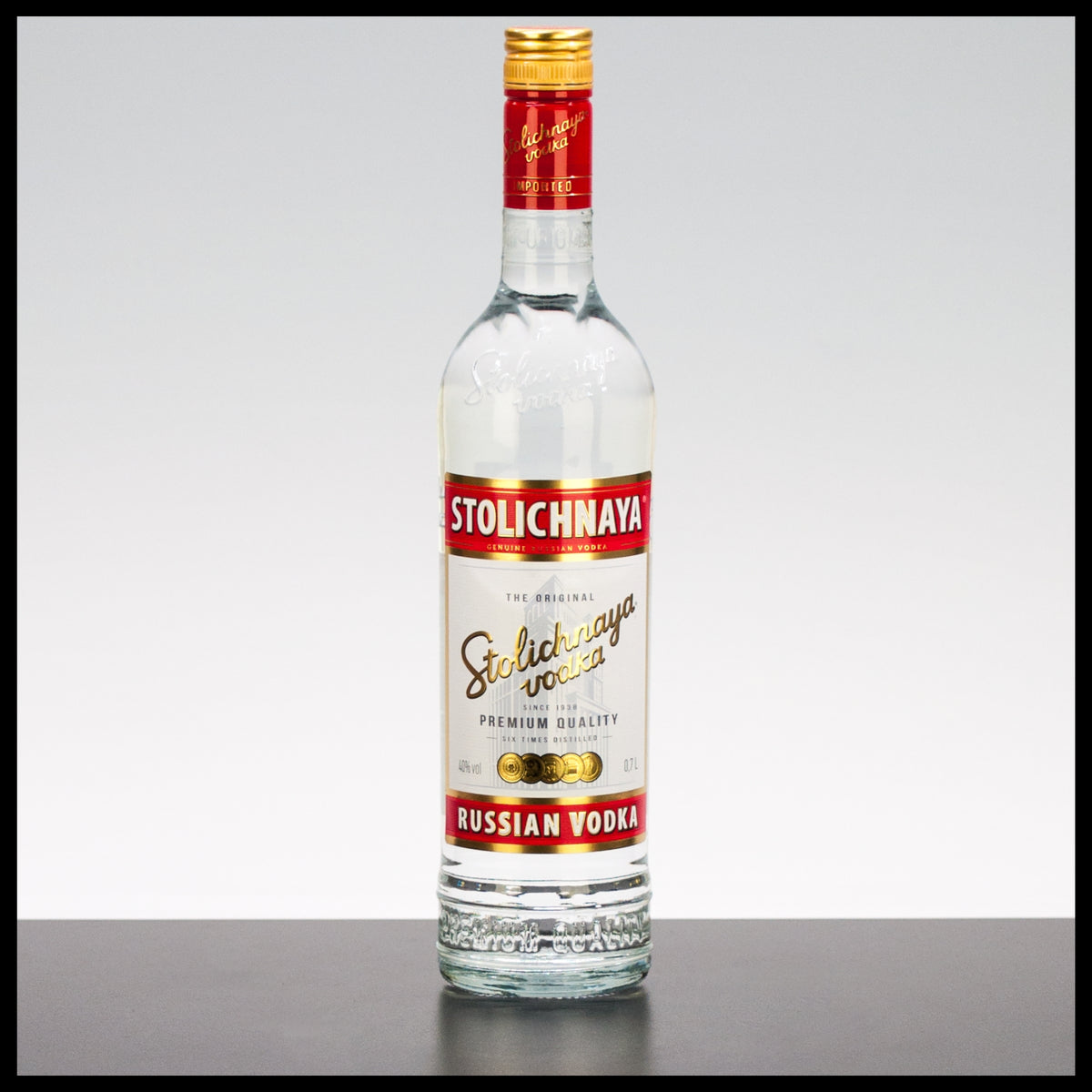 Stolichnaya Premium Vodka 0,7L - 40% Vol. - Trinklusiv