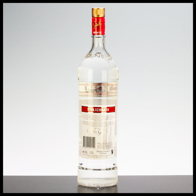 Stolichnaya Premium Vodka 1,5L - 40% Vol. - Trinklusiv