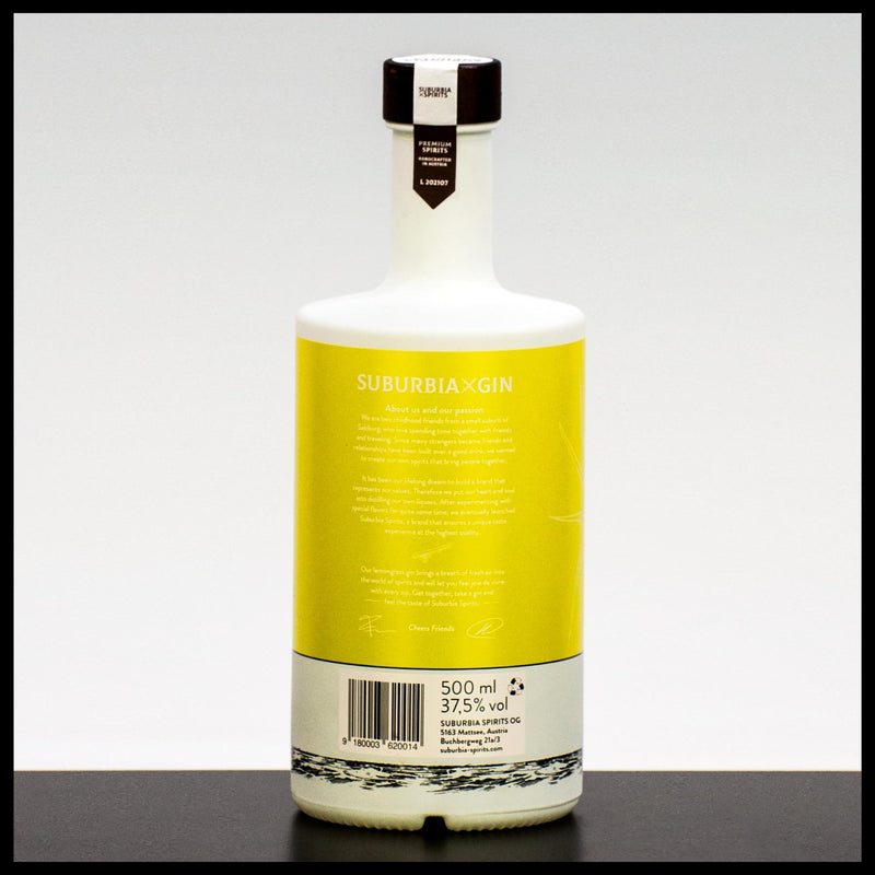 Suburbia Lemongrass Gin 0,5L - 37,5% Vol. - Trinklusiv