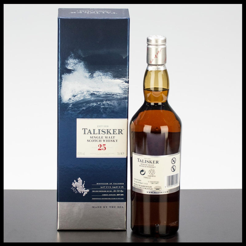 Talisker 25 YO Single Malt Whisky 0,7L - 45,8% Vol. - Trinklusiv