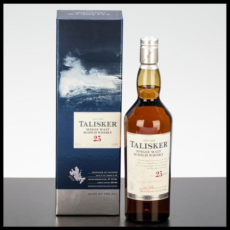 Talisker 25 YO Single Malt Whisky 0,7L - 45,8% Vol. - Trinklusiv