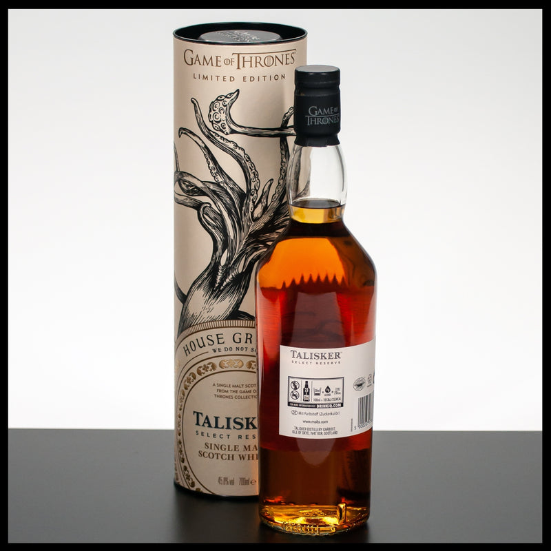 Talisker Select Reserve Game of Thrones House Greyjoy 0,7L - 45,8% - Trinklusiv