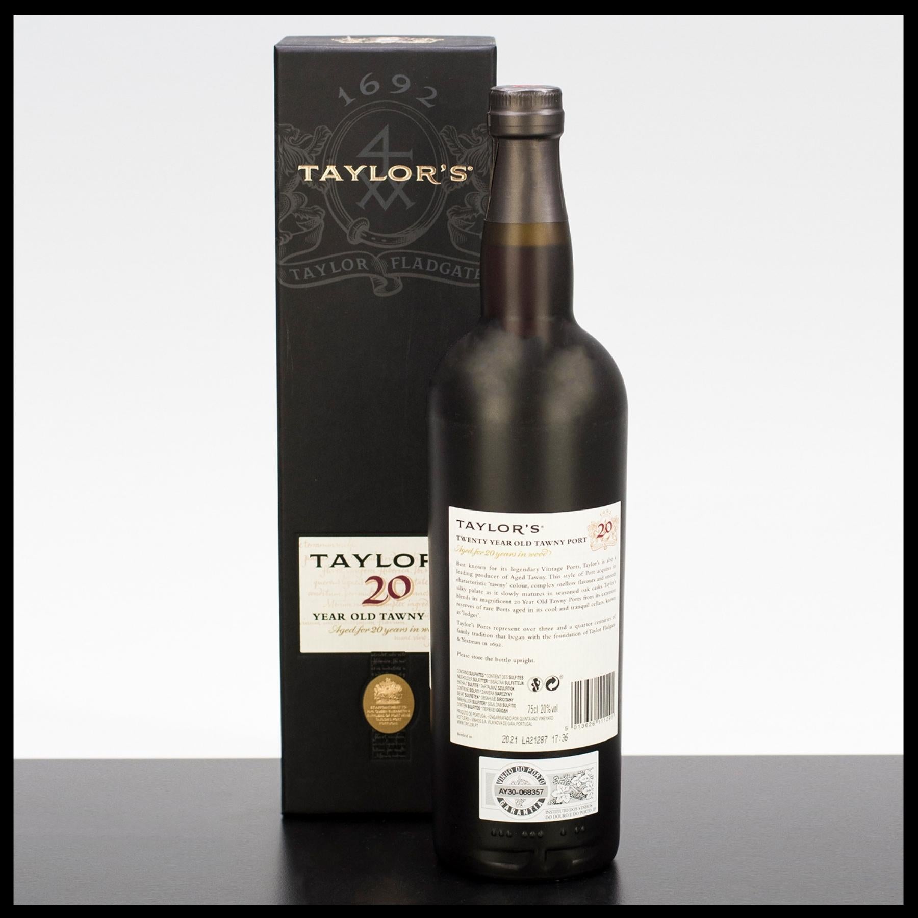 Taylor's 20 YO Tawny Port 0,75L - 20% Vol. - Trinklusiv