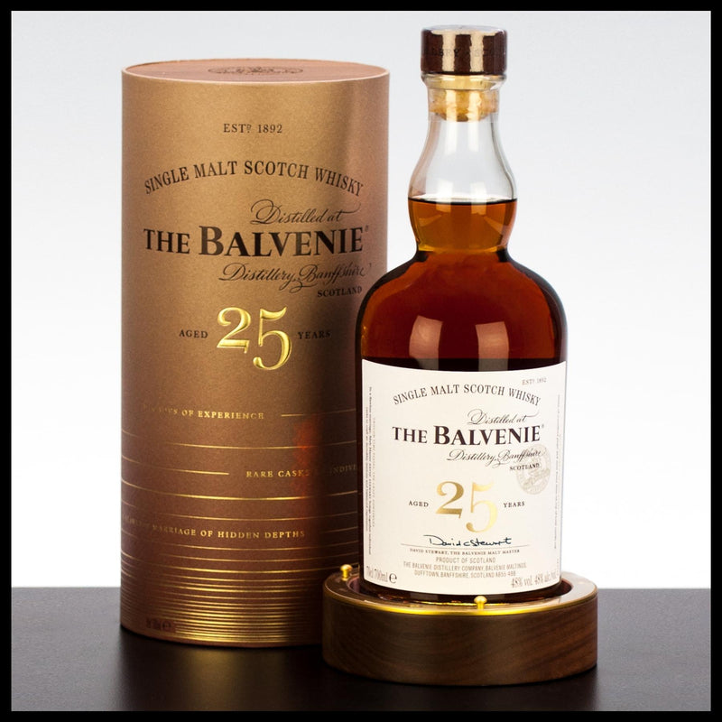 The Balvenie 25 YO Single Malt Whisky 0,7L - 48% Vol. - Trinklusiv