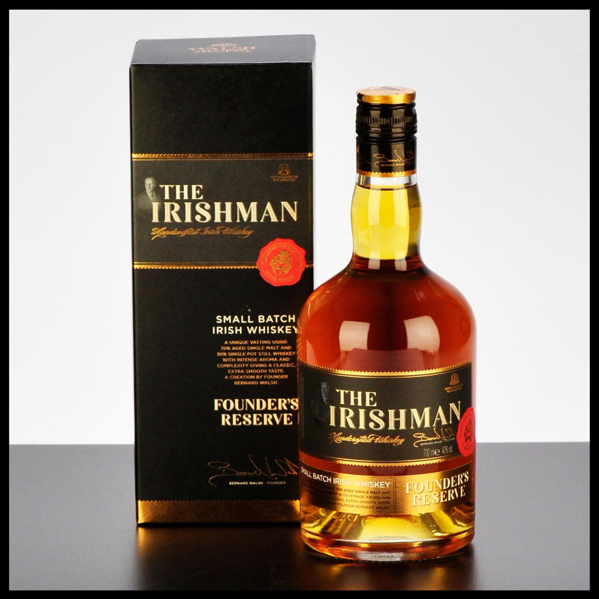 The Irishman Founder's Reserve Small Batch Irish Whiskey 0,7L -  40% Vol. - Trinklusiv