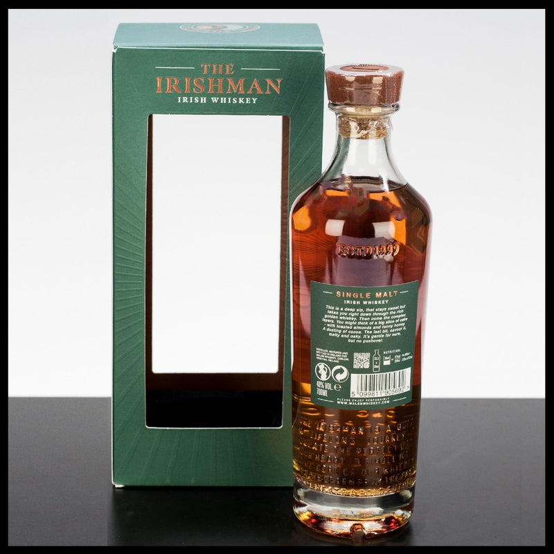 The Irishman Single Malt Irish Whiskey 0,7L - 40% Vol. - Trinklusiv