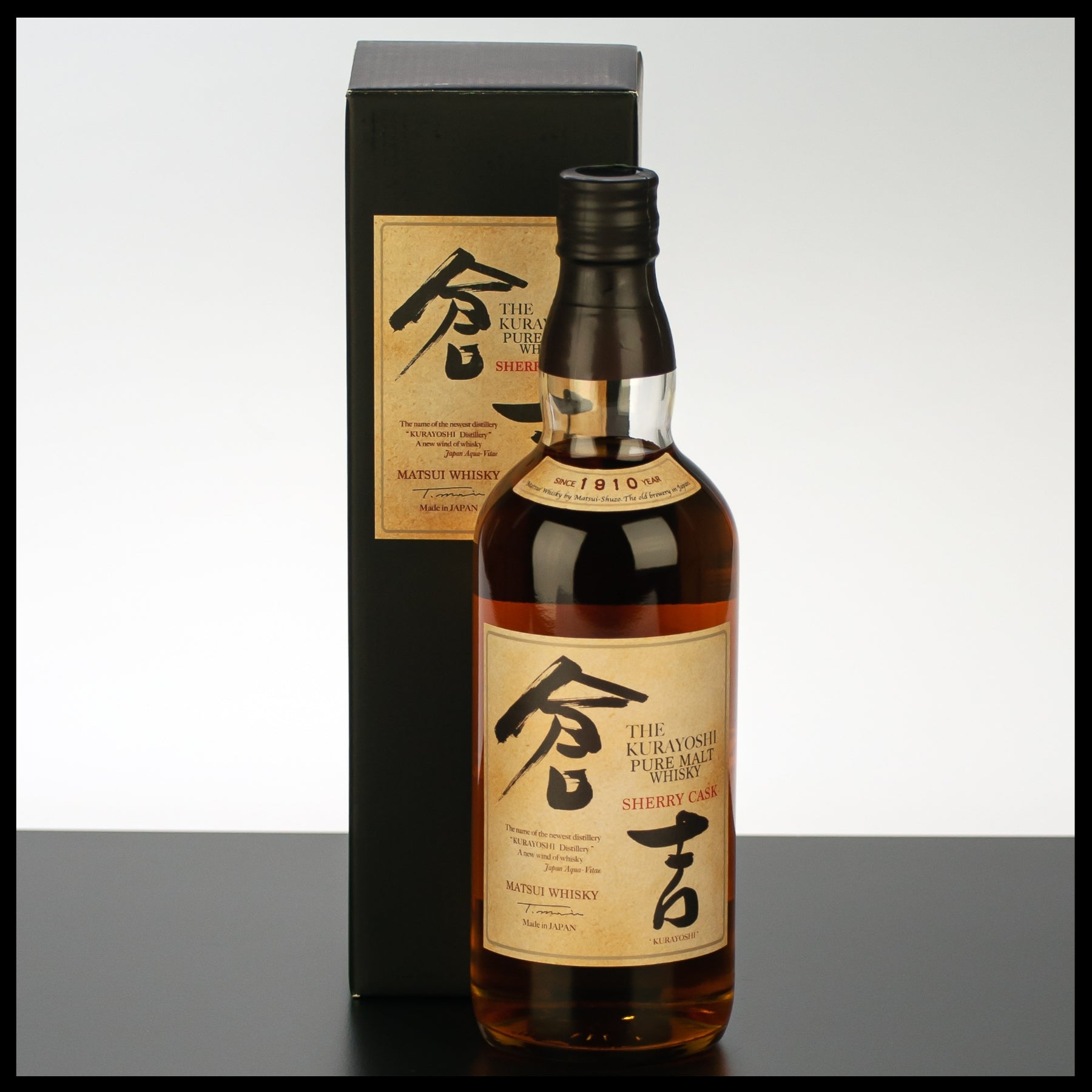 The Kurayoshi Pure Malt Whisky Sherry Cask 0,7L - 43% Vol. - Trinklusiv