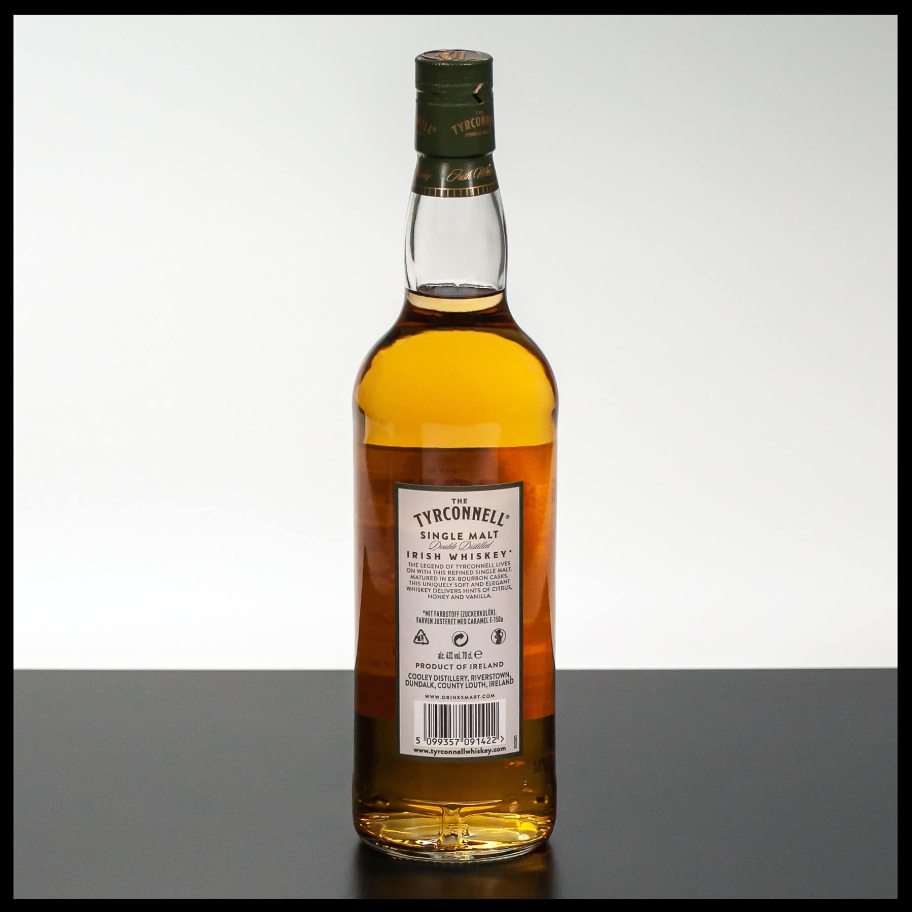 The Tyrconnel Single Malt Irish Whiskey 0,7L - 43% Vol. - Trinklusiv