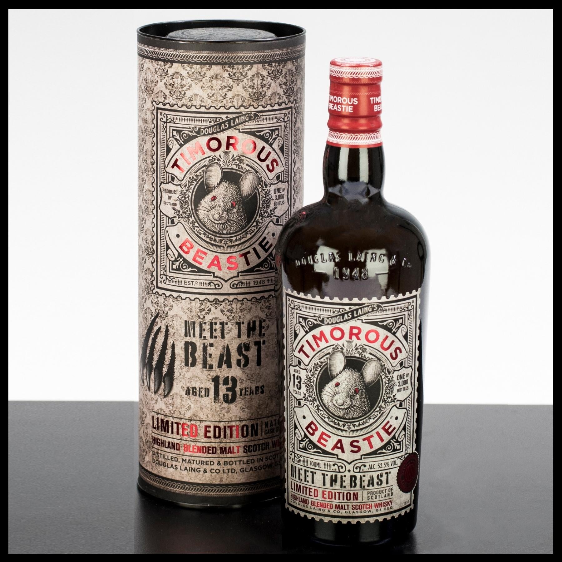 Timorous Beastie 13 YO Meet the Beast Limited Edition Whisky 0,7L - 52,5% Vol. - Trinklusiv