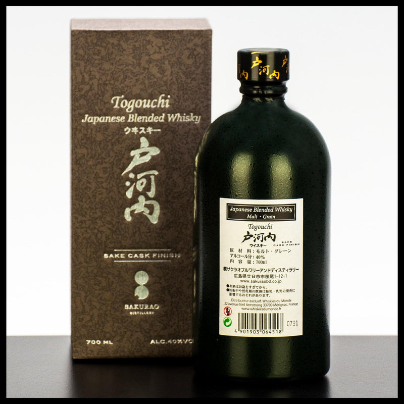 Togouchi Sake Cask Finish Japanese Blended Whisky 0,7L - 40% Vol. - Trinklusiv