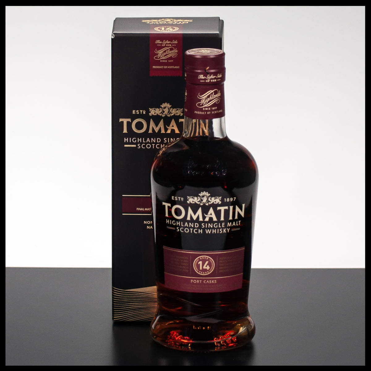 Tomatin 14 YO Port Casks Single Malt Whisky 0,7L - 46% Vol. - Trinklusiv