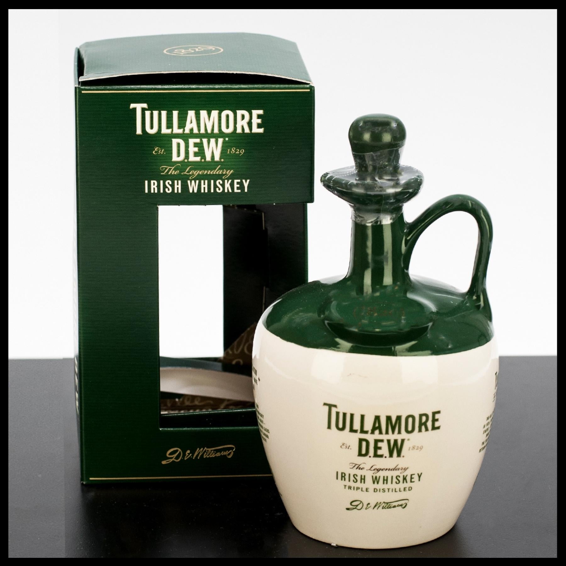 Tullamore DEW Irish Whiskey im Keramik-Krug 0,7L - 40% Vol. - Trinklusiv