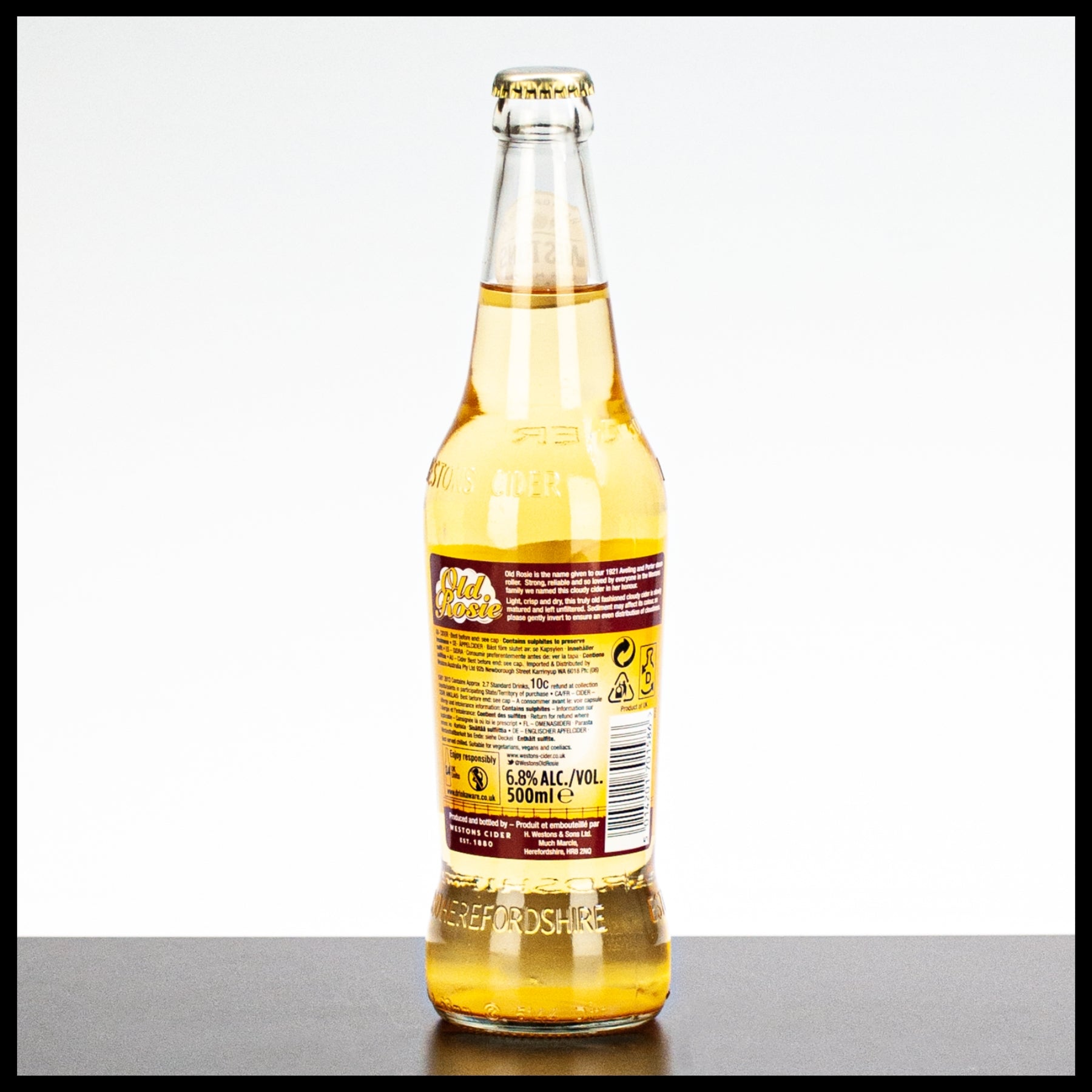 Westons Old Rosie Cider 0,5L - 6,8% Vol. - Trinklusiv