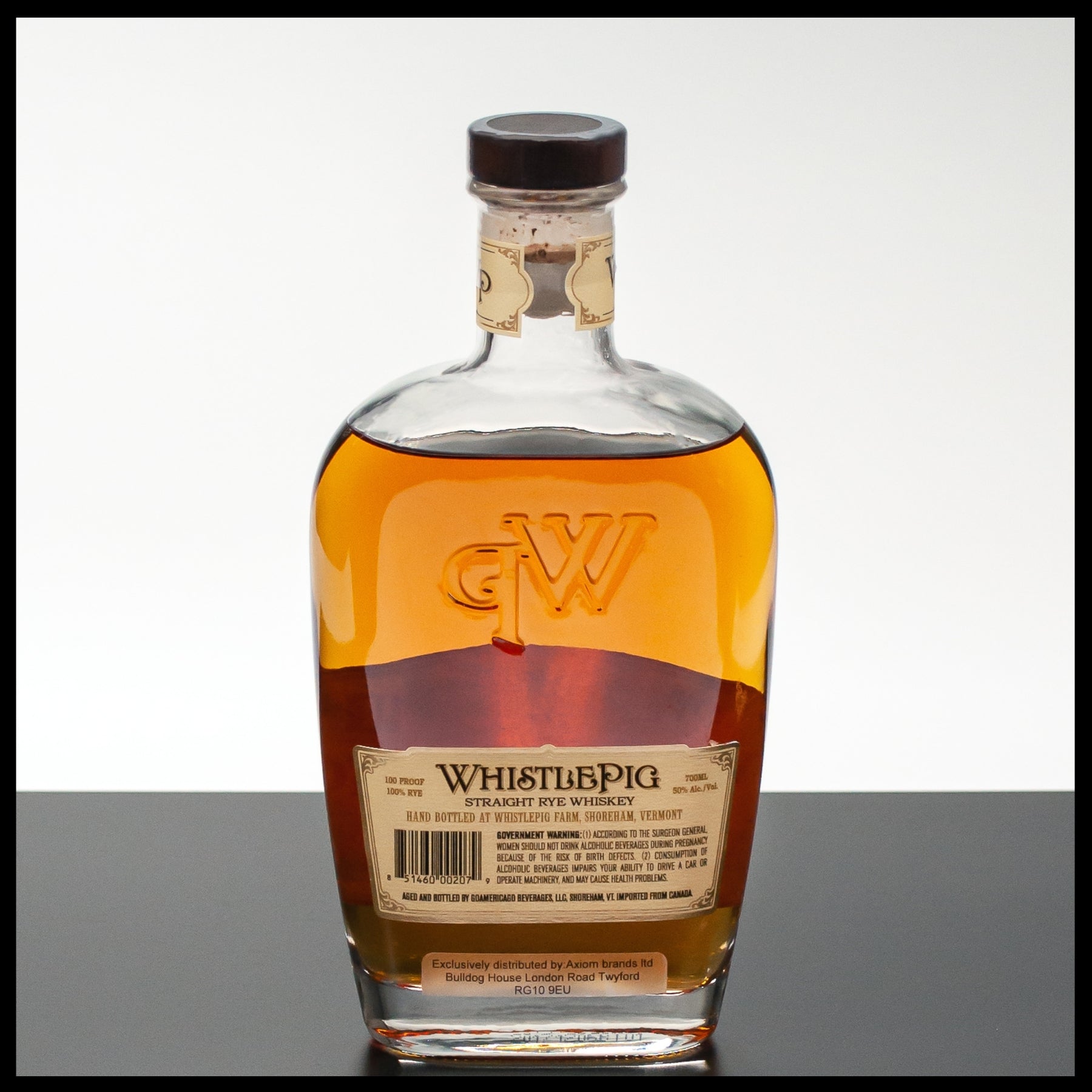 Whistle Pig 10 YO Straight Rye Whiskey 0,7L - 50% Vol. - Trinklusiv